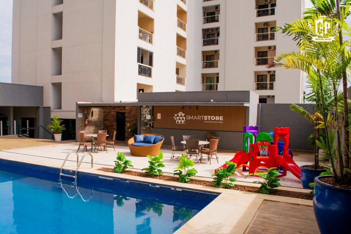 Elegancia & Conforto Flat Mobiliado جويانيا المظهر الخارجي الصورة