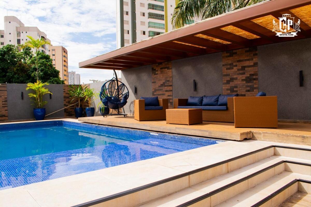 Elegancia & Conforto Flat Mobiliado جويانيا المظهر الخارجي الصورة